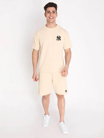 Men's Co-Ord Set for Casual Wear | Cotton Fabric | Pull On T-Shirt & Shorts | Clothing Set Crafted with Comfort Fit & High Performance for Everyday Wear