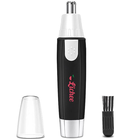 Electric Portable Nose Hair Trimmer for Men& Women | Dual-edge Blades | Electric Nose and Ear Hair Trimmer Eyebrow Clipper, Waterproof, Eco/Travel/User-Friendly