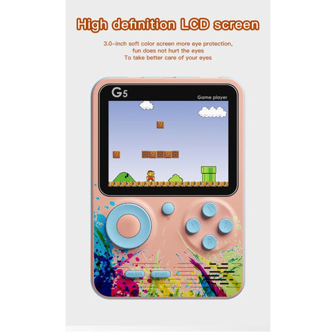 500 in 1 Retro Game Box, Best Birthday/Return Gift for Kids, 500 Games Like Contra, Tank, Bomber Man, etc., Handheld Classic Game PAD Can Play On TV