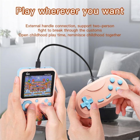 500 in 1 Retro Game Box, Best Birthday/Return Gift for Kids, 500 Games Like Contra, Tank, Bomber Man, etc., Handheld Classic Game PAD Can Play On TV