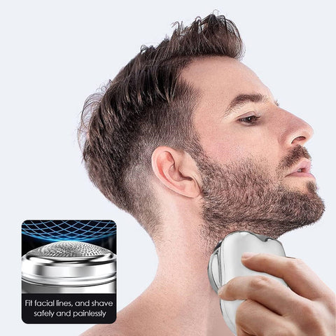 Portable Mini Wireless Electric Shaver | New Upgrade Rechargeable, Easy to Carry, One-Button Use Suitable for Home,Car,Travel Mini Electric Razor Shavers for Men